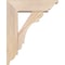 Ekena Millwork Olympic Traditional Smooth Bracket w/ Offset Brace, Douglas Fir, 5 1/2"W x 16"D x 20"H BKT0604X16X20OLY01SDF - alternate 2